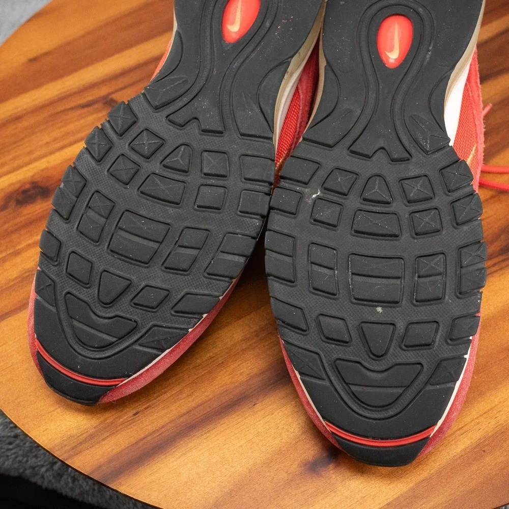 Nike Air Max 97 Sneakers Mens Size 11.5 Red Athletic CI3708-600